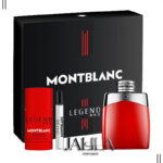 MONTBLANC LEGEND RED FOR MEN EDP 100 ML - 3 PCS GIFT SET